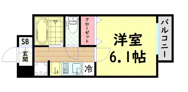 【間取り】 | プレサンス中之島公園グラシア