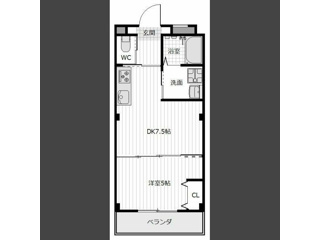 【間取り】 | ピース・スクエア八万Ⅱ B