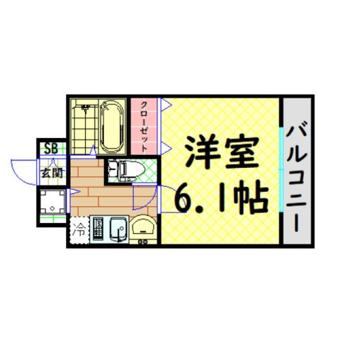 【間取り】 | プレサンス難波OCAT前
