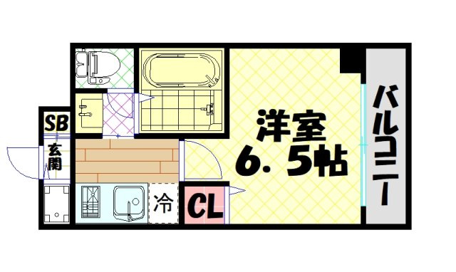 【間取り】 | プレサンス大手前パークサイドⅡ