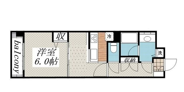 コスモ小石川の間取り|間取りです。