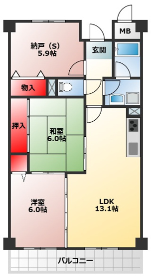 【間取り】 | ハイアットプレイス