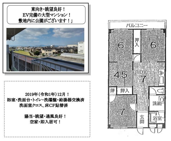 向陽グランドハイツの間取り