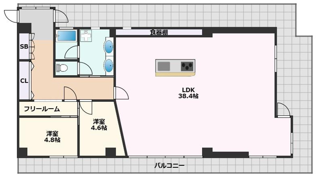 【間取り】 | コーポ春日