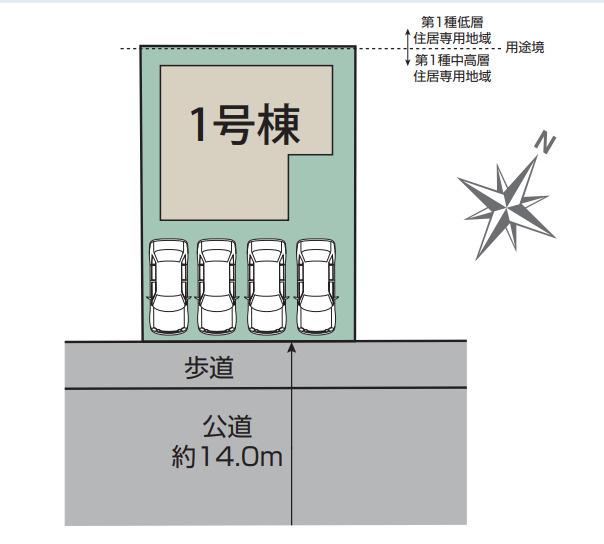 【区画図】 | 桶川市坂田　新築戸建　全1棟　1号棟