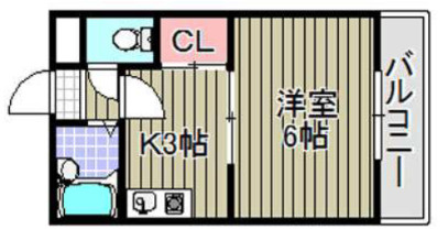 南風マンションの間取り