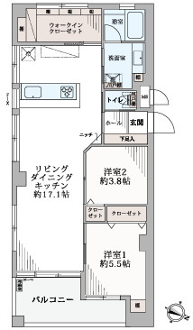 荻窪スカイハイツの間取り