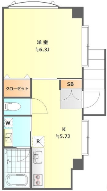 ＪＮビルの間取り|間取りです。