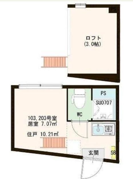 アヴァンド千川の間取り