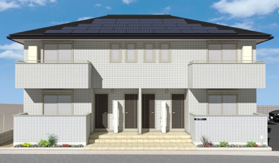 【外観パース】 | ユアメゾン白川　１