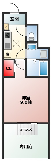 【間取り】 | ファシルカワトⅡ