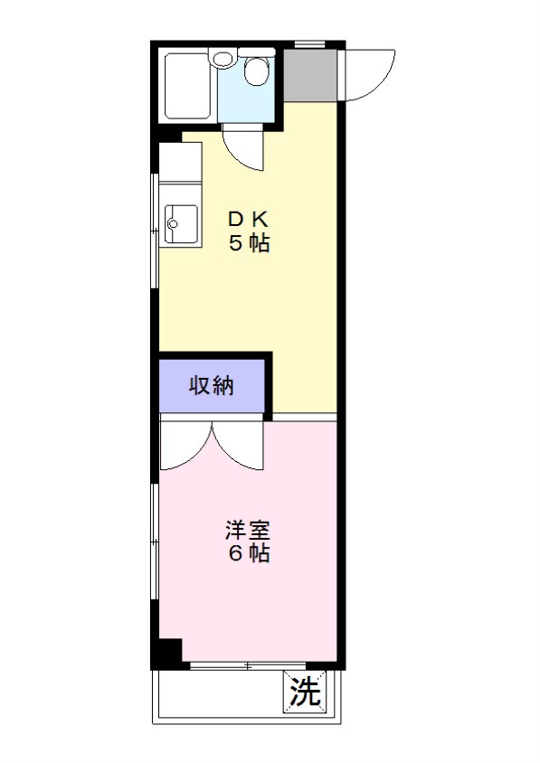 杉並区高円寺北１丁目のアパートの間取り