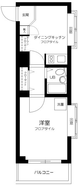 ラ・レジダンス・ド・ラフィネの間取り