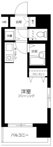 ロイヤルパレス大塚駅前の間取り|間取りです。