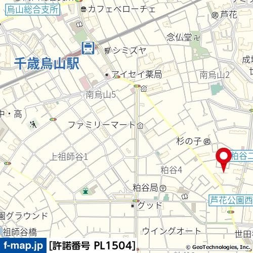 ＦＬＲＥＥＤ烏山の地図