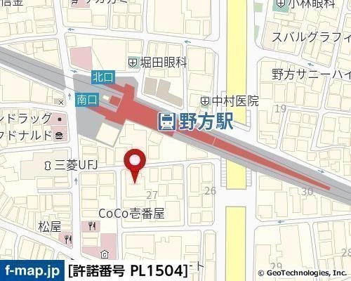 クレアパーク野方の地図