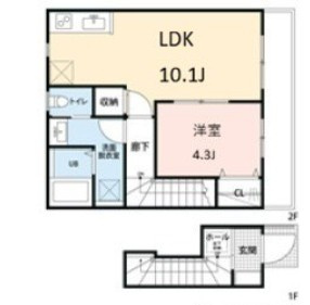 リーブルファイン船橋芝山の間取り
