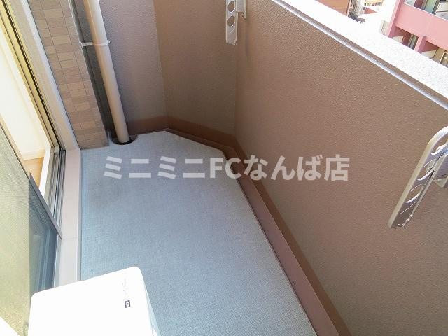 スワンズシティ天満橋のバルコニー