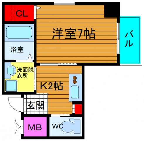 ヘリテージ夕陽丘の間取り