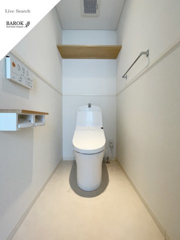 福岡市中央区清川１丁目の賃貸マンションのトイレ