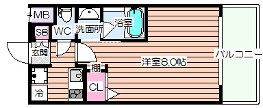 【間取り】 | ゲートコート大阪福島