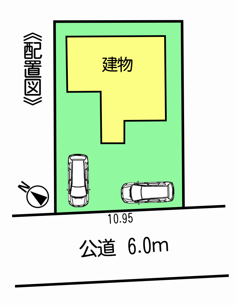 常滑市飛香台2丁目　中古戸建の区画図|○●区画図●○