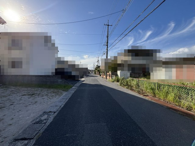 米子市皆生3丁目戸建の前面道路含む現地写真