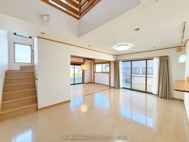 米子市皆生3丁目戸建の居間・リビング