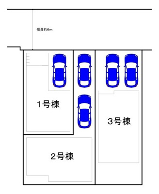 【区画図】 | 公園南矢田２丁目　新築分譲住宅　全３区画 | 近鉄南大阪線「矢田」駅まで徒歩１７分！大阪メトロ御堂筋線「あびこ」駅まで徒歩１７分！２沿線利用可能♪毎日の通勤・通学に便利ですね♪