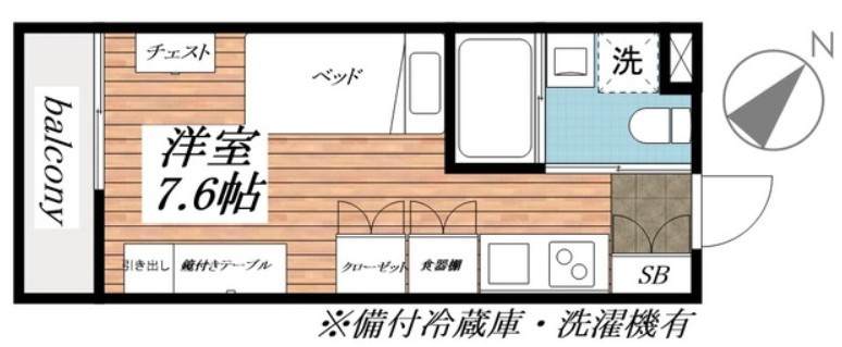 Ligere南行徳Eastの間取り
