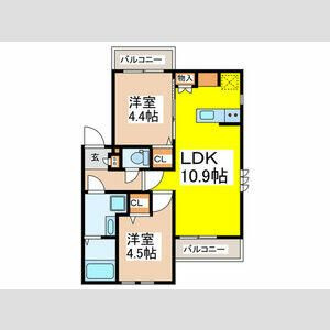 ルミエール上北沢の間取り