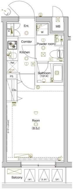 レアライズ志茂の間取り
