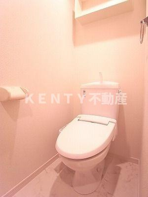 【トイレ】 | リブリ・オレンジ | ゆったりとした空間のトイレです
