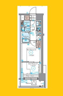 【間取り】 | エステムコート横浜