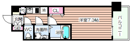 【間取り】 | ジュネーゼグラン福島Ebie