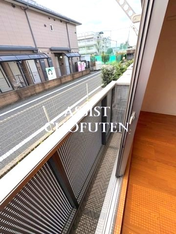ハイムなゆたⅡのバルコニー