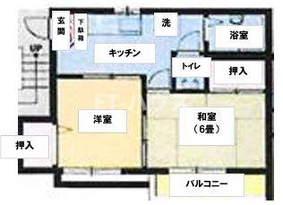 エヌ・ケイ・ハイツの間取り