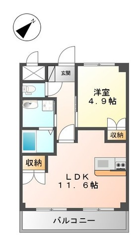 セゾン・コアTNの間取り|間取図