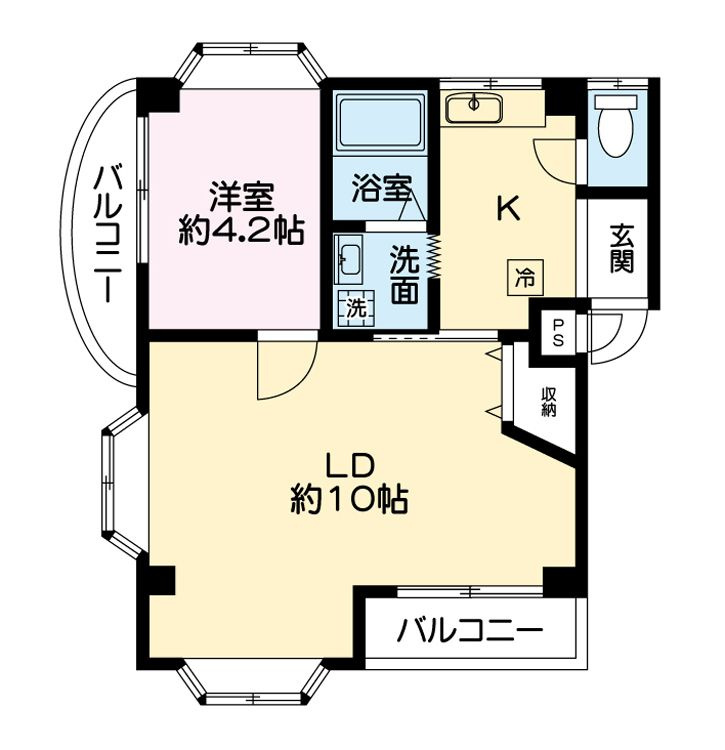 トーシンコーポの間取り