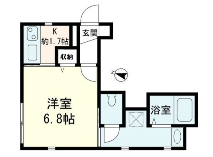クラッシーコートの間取り