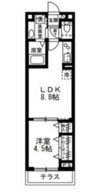 グリシーヌの間取り