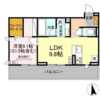 【間取り】 | ルボワ　ウエスト
