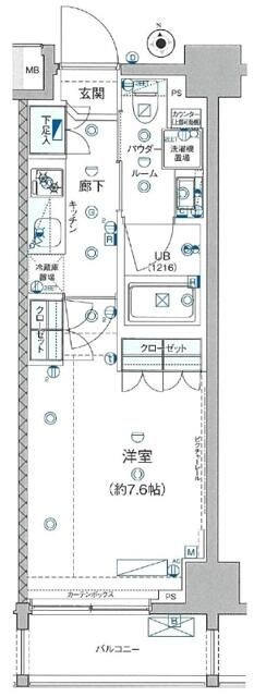 ＧＥＮＯＶＩＡ板橋　ｗｅｓｔ　ｇｒｅｅｎ　ｖｅｉｌの間取り