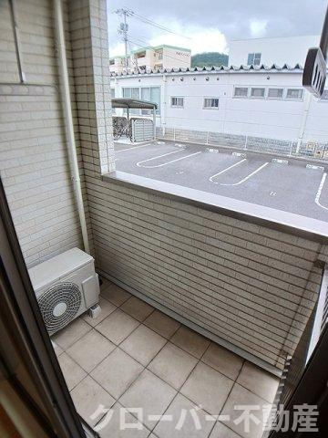 クラール郷東　Ｂのバルコニー