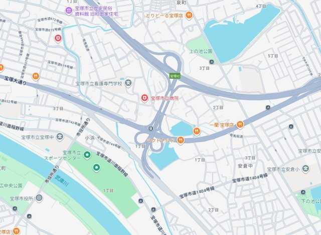 宝塚市安倉北　第4期　新築一戸建ての地図