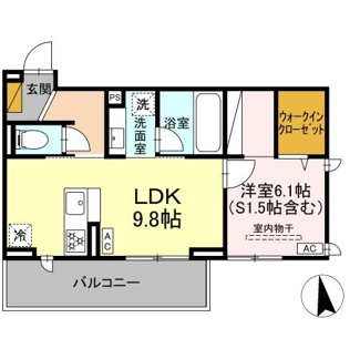 【間取り】 | ルボワ　ウエスト