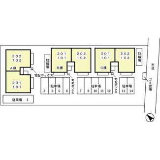 【区画図】 | サンパティーク　Ｂ館