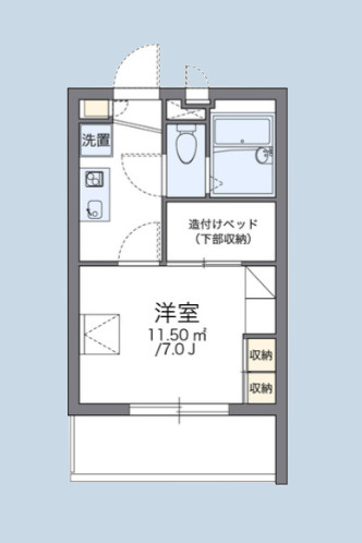 レオパレスマラナタ　ハイツの間取り