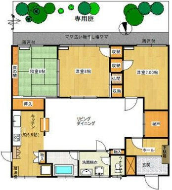 キャステル上福岡の間取り