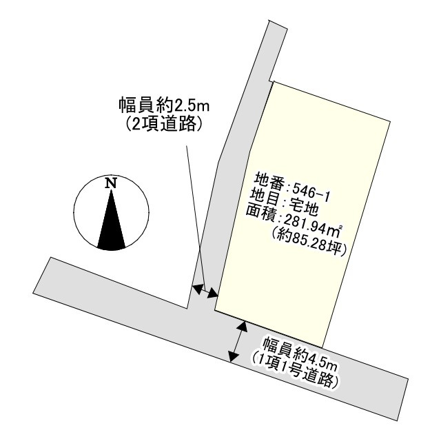売地)八女市室岡